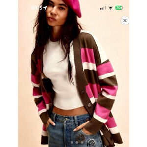 NWT Free People League Of Your Own Cardigan Sweater – XS – $198 Retail